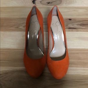 Orange heels
